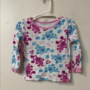 Kids' Colorful Character Pajama Top blues clues